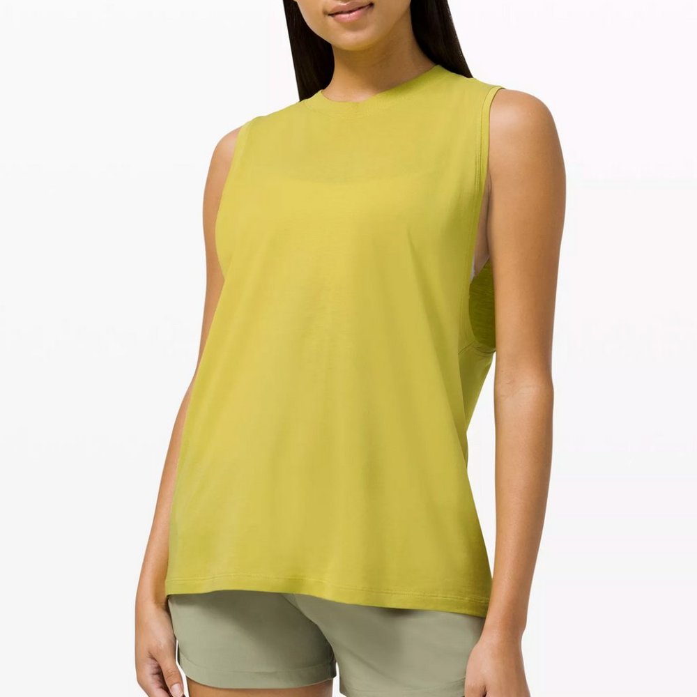 Lululemon 12 All Yours Tank Top  - Yellow Pear / Neon Yellow